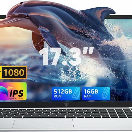 ACEMAGIC 17.3 inch FHD Laptop, Quad-Core N-97 Processor up to 3.6GHz（Beat N100 N95)