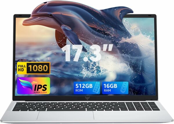 ACEMAGIC 17.3 inch FHD Laptop, Quad-Core N-97 Processor up to 3.6GHz（Beat N100 N95)
