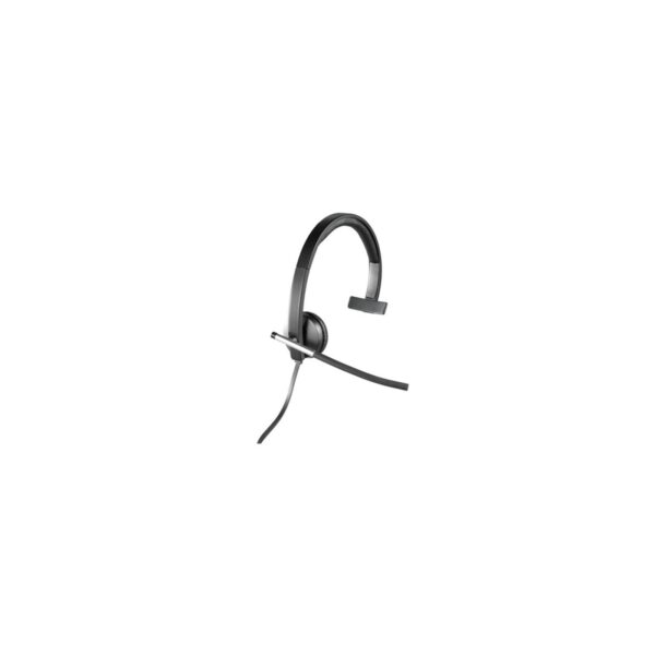 Logitech H650e Corded Monaural USB Headset (Black) - Image 3